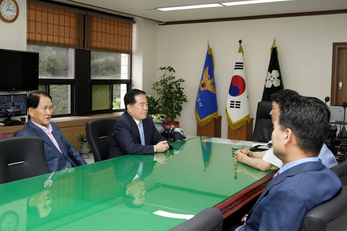 추석맞이 관내 경찰서 의경대원 격려 방문