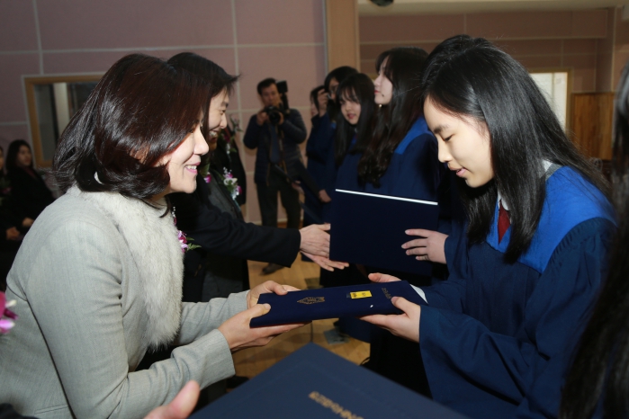 영동중학교 졸업식