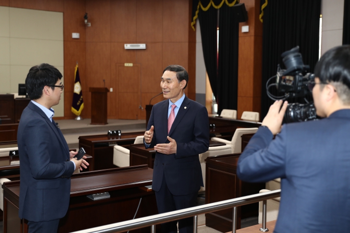 고선재 예결위원장 HCN '뉴스 & 이사람' 인터뷰