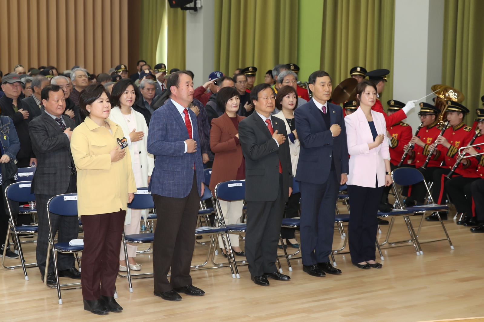 월남전참전자회 서초구지회 안보결의대회