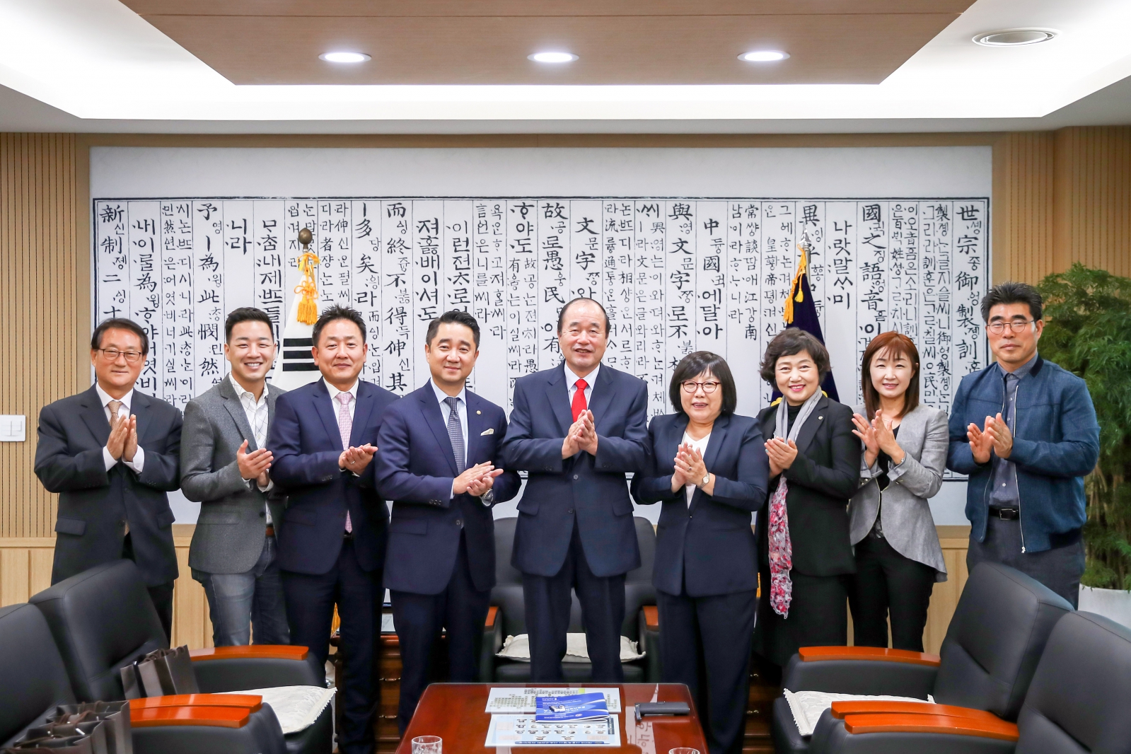미국 뉴욕 퀸즈 한인회, 서초구 국제교류협회 임원진 방문