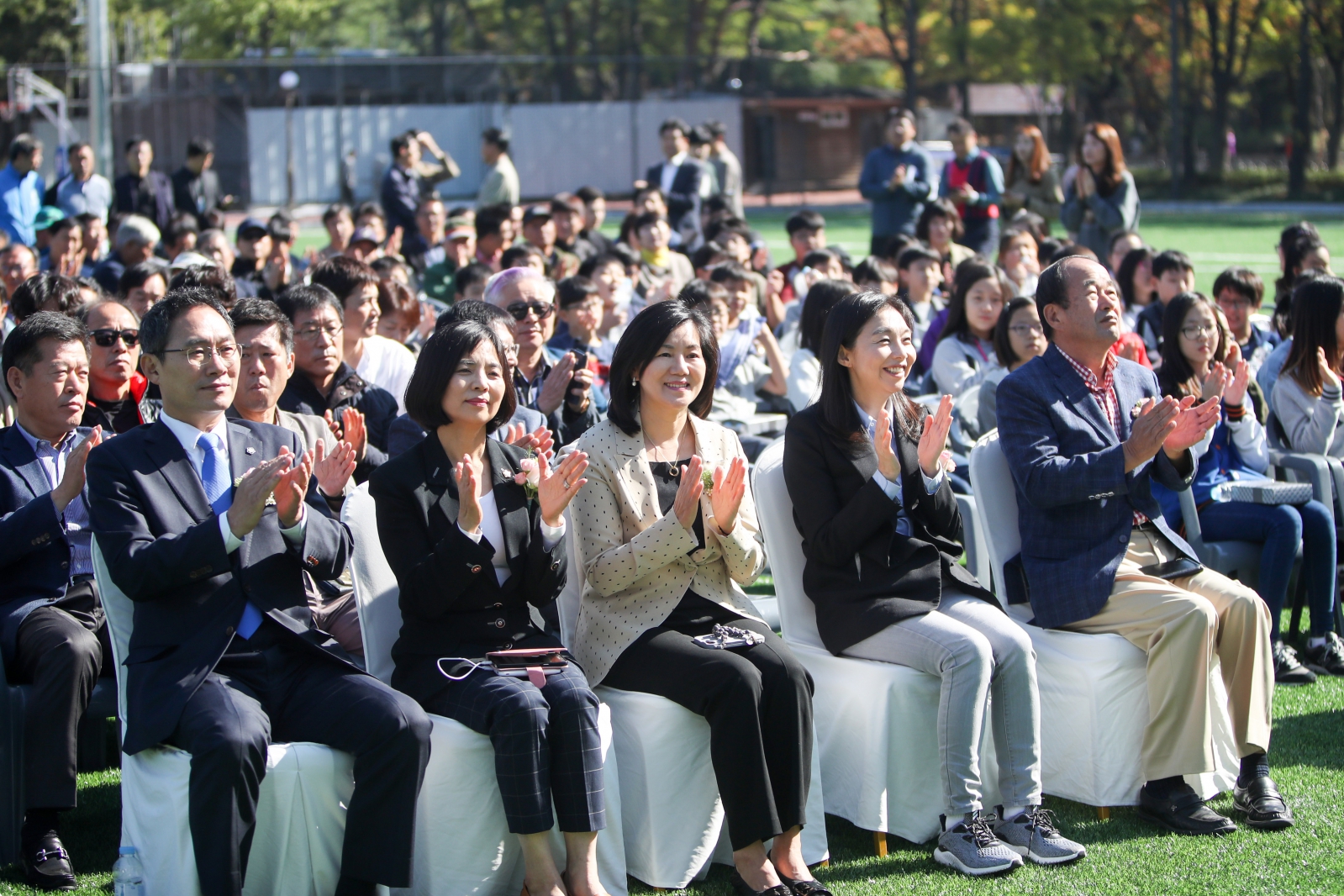 양재 근린공원 우수저류조-주차장 설치공사 준공식