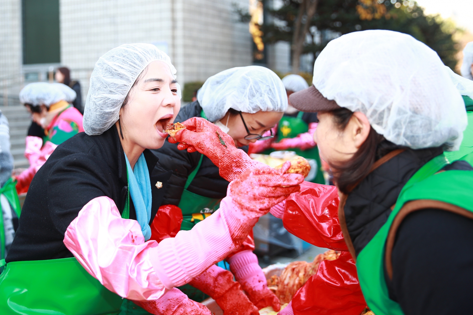 새마을부녀회 김치 나누기 행사
