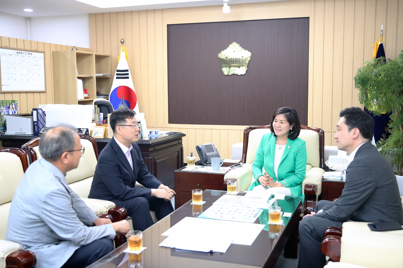 방배경찰서장 예방