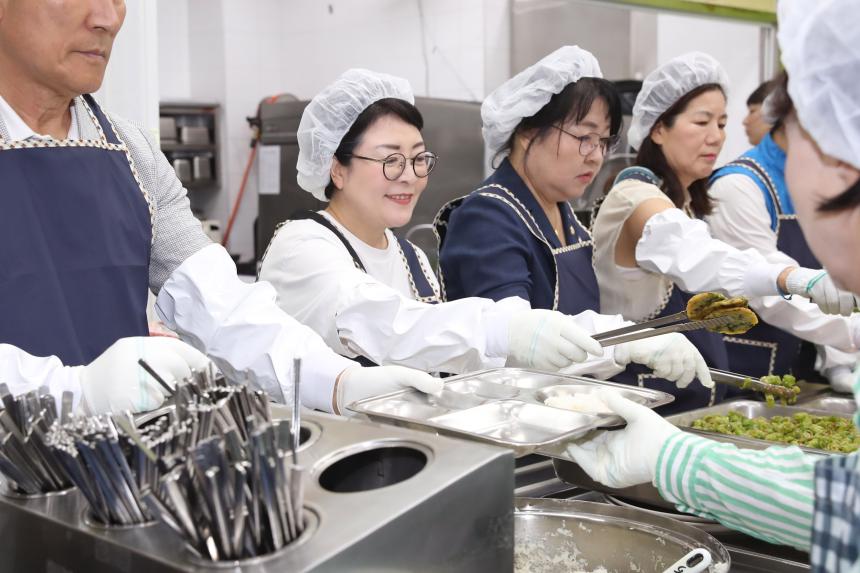 삼계탕 배식봉사